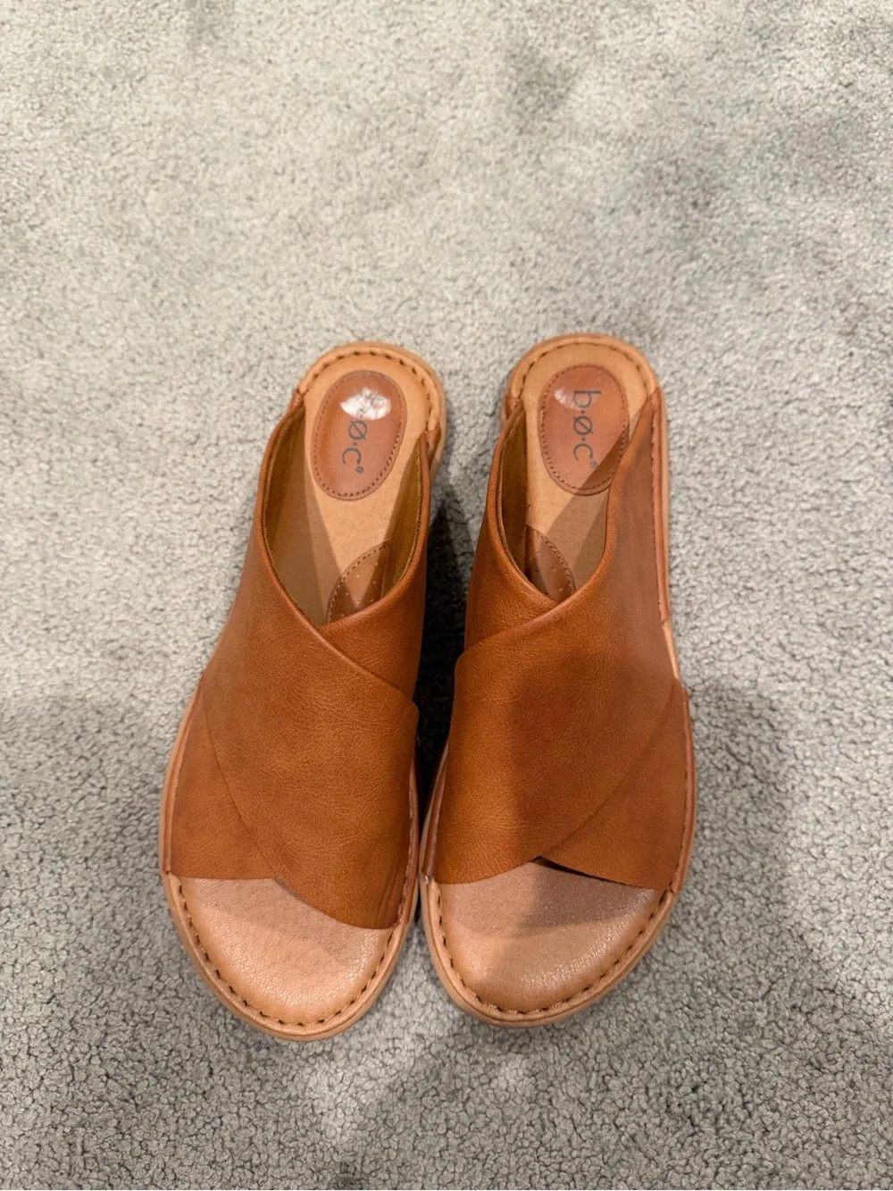 Ecco Women's Brown Open-Toe Sandals
